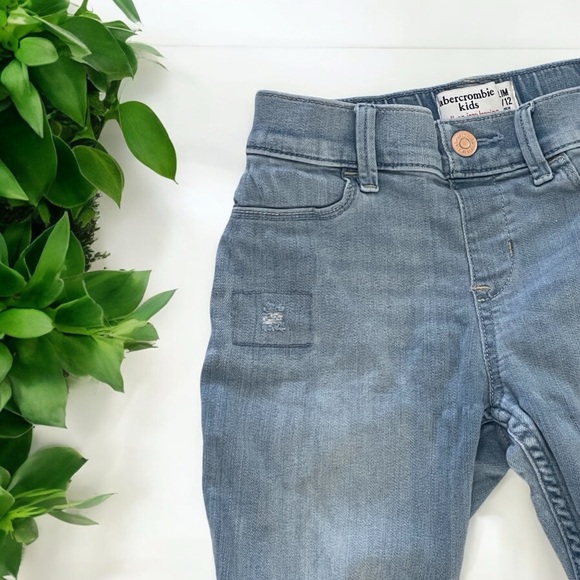 abercrombie kids pull on jean leggings size 11/12 girls slim cut - Picture 4 of 10